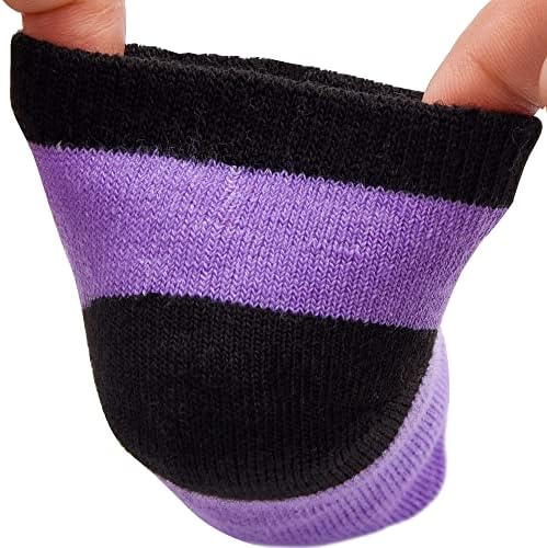 Дууфин 25 парови чорапи на глуждот на глуждот со ниско сечење деца половина перничиња чорапи со низок пораст на глуждот за момчиња
