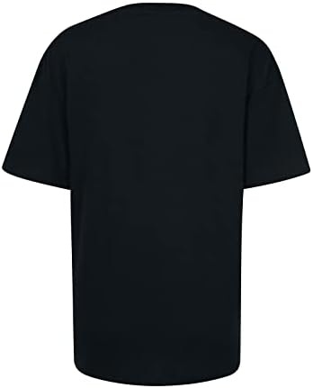 Врвна маичка за жени летна есен облека екипаж памук графички графички Свети Патрик маичка Q3 Q3
