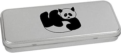 Азиеда 80мм „релаксирачка панда“ метална кутија за складирање/складирање/кутија за складирање