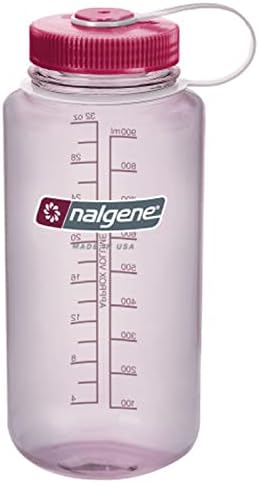 Nalgene издржува Тритан БПА шише без вода направено со материјал добиен од 50% пластичен отпад, 32 мл, широка уста, космо и лесен