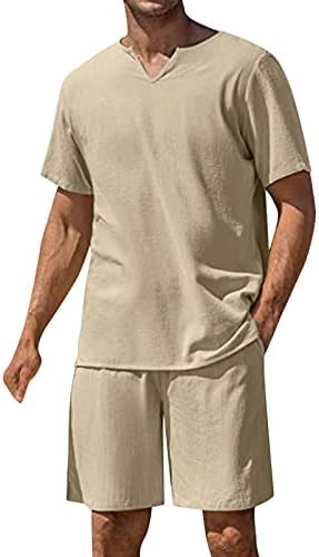 Менс летни обични шорцеви поставува кратки ракави основни маички за плажа и кратки спортски костуми со 3Д печати за печатење со џебови