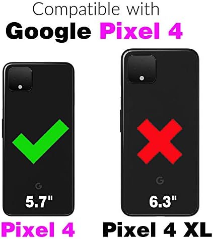 Dibosom Компатибилен Со Google Pixel 4 Паричник Случај И Премиум Гроздобер Кожен Флип Држач За Кредитни Картички Стојат Додатоци За Ќелии Фолио