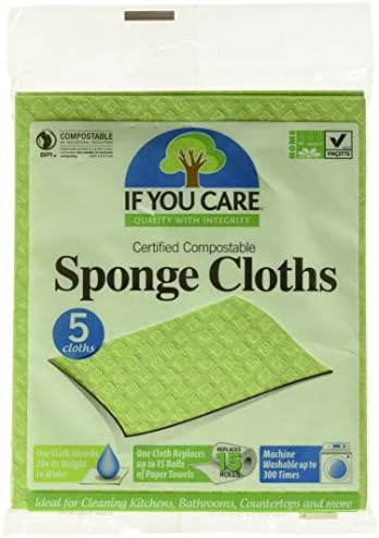 Ако се грижите природни крпи за сунѓер, 5 брои