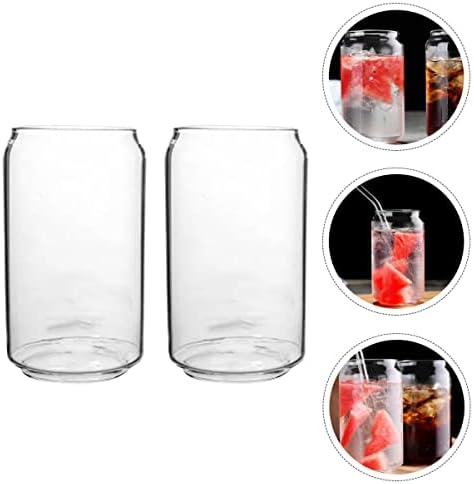 Zerodeko 6 парчиња прстен во облик на стаклени чаши транспарентни чаши за вода практични чаши за пиво