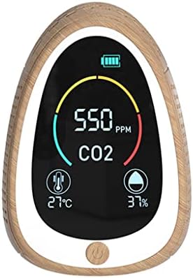 Монитор за квалитет на квалитетот на воздухот HNKDD CO2 детектор за аларм со внатрешна влажност на влажност на температурата јаглерод