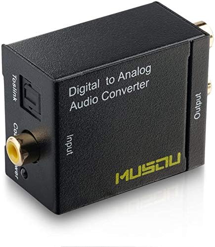 Мусу Дигитален Оптички Коакс До Аналоген Адаптер ЗА Аудио Конвертор RCA