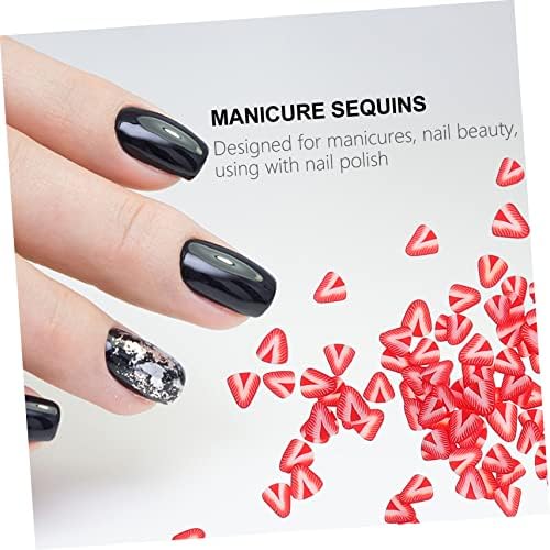 Sewacc јагода нокти Sequins Nail Fill Beauty Fillers luppiles nail смола рамни облоги шарми глинени овошни парчиња полимерни глинени секвенци