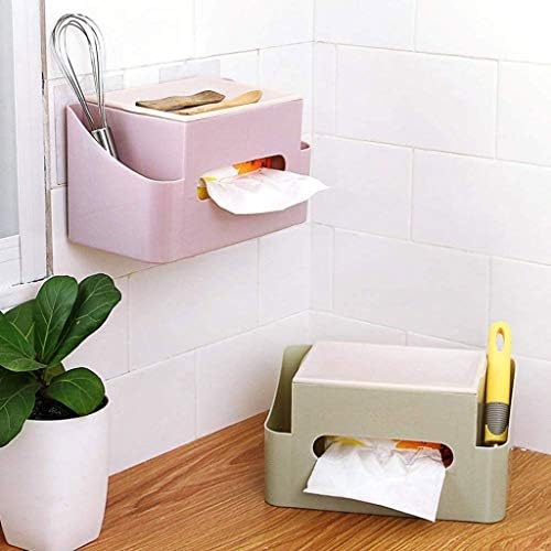 Држач за тоалетна хартија поставена со wallидови на wszjj ， wallид монтиран мултифункционални додатоци за шминка кутија за складирање