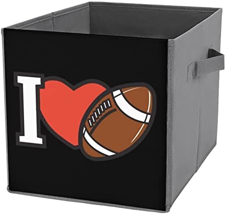 Сакам Фудбал Големи Коцки Канти За Складирање Склопувачки Платно Кутија За Складирање Организатори На Плакарот За Полици