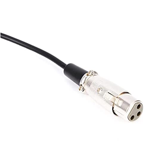 Auzmpiht Premium 10ft XLR женски до 1/8 3,5 mm машки стерео џек аудио кабел - идеален за микрофони звучници фаза на диџеј и повеќе - издржлив