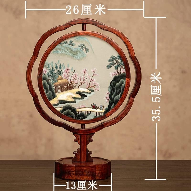 Орнаменти на табелата за везење во афлијк Нови кинески класични табели на екранот на екранот за екранот Декоративни подароци завршија креативни