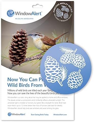 ДЕЦАЛНИЦИ ЗА АНТИКОНЕНЦИЈА НА ПИНЕКОНЕН ПИНЕКОНЕ - УВ -рефлективен прозорец за заштита на диви птици од судири на стакло - направени во САД