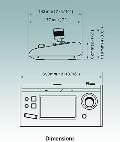 JVC далечински контролер RM-LP100U за мрежна камера на JVC PTZ