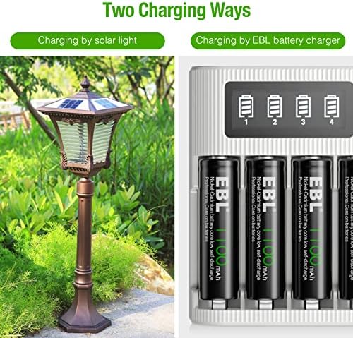 Solл Соларни Bat Батерии За Надворешни Соларни Светла Градинарски Светла Уреди За Домаќинство, Претходно Наполнети Bat Батерии На Полнење
