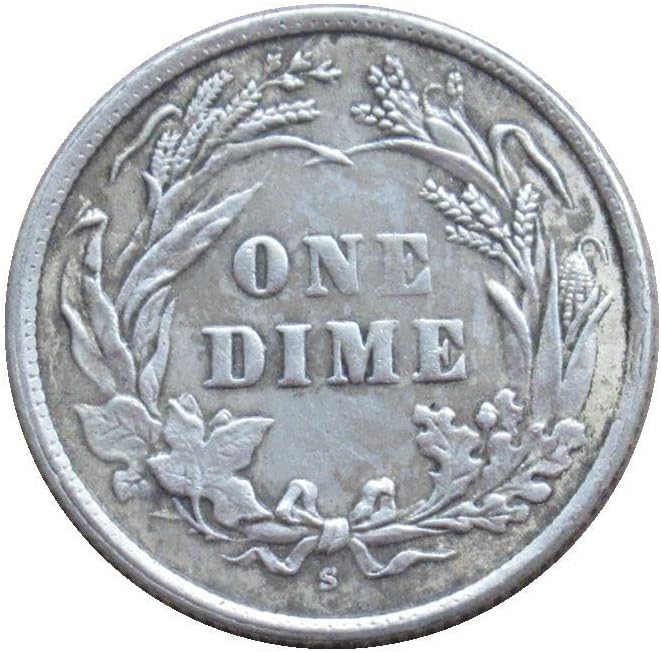 Американски Бербер 10 Цент 1908 Сребрена Реплика Комеморативна Монета