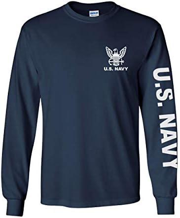 Официјално лиценцирана маица со долги ракави на морнарицата на Соединетите држави