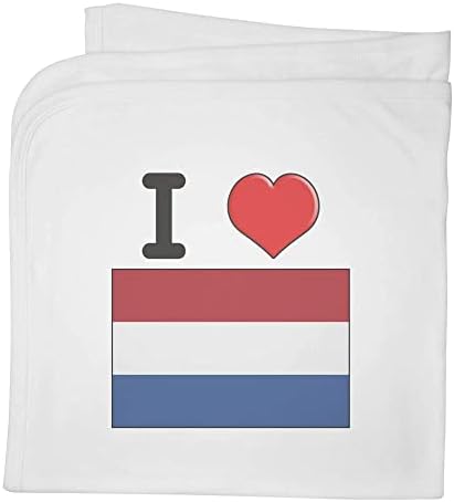 Азиеда „Јас го сакам холандија“ памучно ќебе / шал