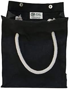 Едноставна Екологија Органски Памук Едноставна Торба За Ручек-Црна
