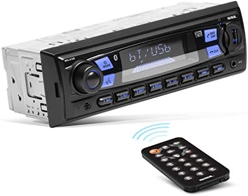 Звук Бура Лаборатории МЛ43Б Мултимедијален Автомобил Стерео-Единечен Дин, Мп3 Плеер, Без ЦД/ДВД, Bluetooth Аудио И Повик Без Раце, USB,