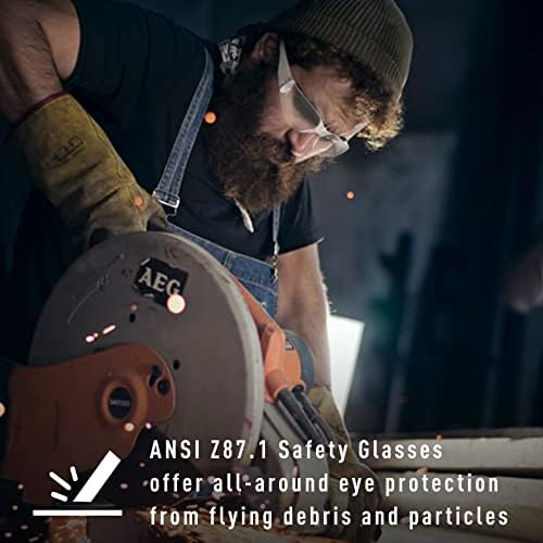 Безбедносни очила Giamzonp за мажи и жени, отпорна на гребење против маглата за заштита на очите безбедносни очила за работа,