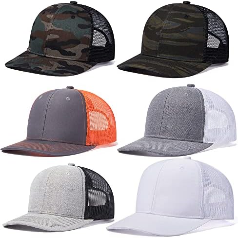 2 парчиња извезена Snapback Mesh Trucker Hat Custom Персонализирана текстуална лого полиестер бејзбол капа