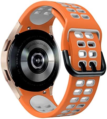 20мм Официјален Силиконски Ремен За Samsung Galaxy Watch4 Класичен 46 42мм/44 40мм Smartwatch Ridge Спортска Нараквица Часовник Бенд