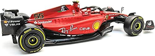 XTD BBURAGO 1:18 Ferrari 2022 F1-75 16 55 F1 Racing Formula Car Static Simulation Diecast легура модел автомобил