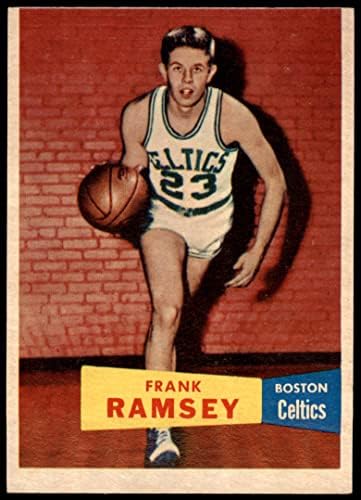 1957 Топс Редовна кошаркарска карта15 Френк Ремзи Од Бостон Селтикс Одделение Добро