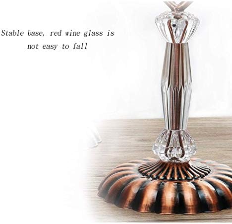 Креативна едноставност, држач за стакло за вино 2 Драка за декорација на чаша за декорација на чаша, пимм, бронза