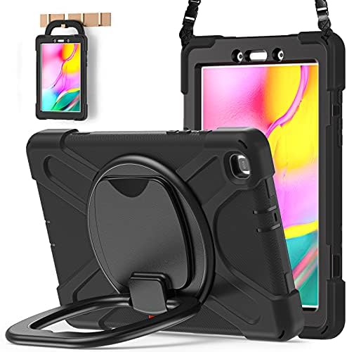 Таб Batyue Samsung Galaxy Tab A 8.0 Case 2019, случај за Galaxy Tab A 8.0 2019 ShockProof Crop Protect Cover за деца со држач за моливи,