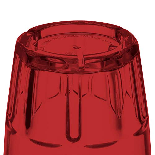 Г. Е. Т. 9909-1-Р-ЕК Тешка Фацетирана Пластична Гимнастика, 9 Унца, Црвена
