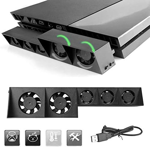 Лоренли Мултифункционален USB Кабел За Полнење Надворешен Ладилник Температура Ладење Вентилатор За Playstation ЗА PS4 Конзола За Игри