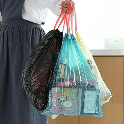 Луксузна торба за отпадоци - Преносно автоматско затворање на домаќинството, задебелена пластична торба за отпадоци - кујнски преносни торби
