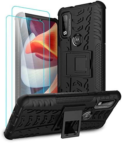 Iokmax За Moto G Pure Case, Moto G Power 2022 Воена Телефонска Кутија Со HD Заштитник На Екранот, Силиконска Заштитна Отпорност На Удари За Моторола