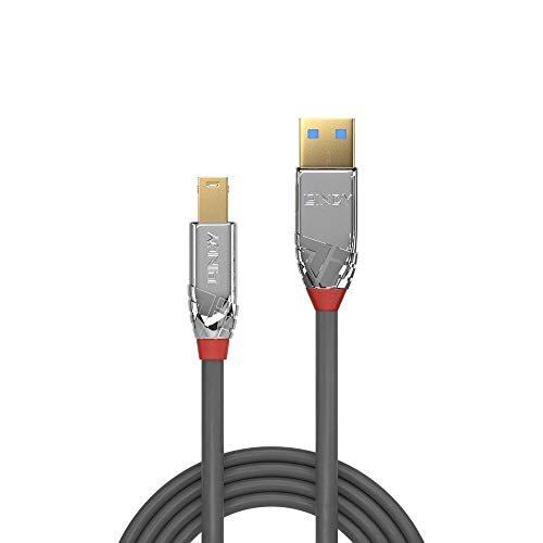 Lindy 5m USB 3.2 Type A до B кабел, 5Gbps, CROMO линија