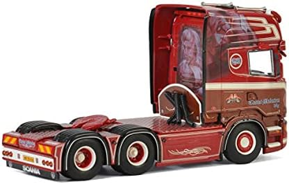 За Scania PremateLine Topline 6x2 ознака Axle Space Cab 05-0080 1/50 Diecast Model Завршен автомобил со автомобил