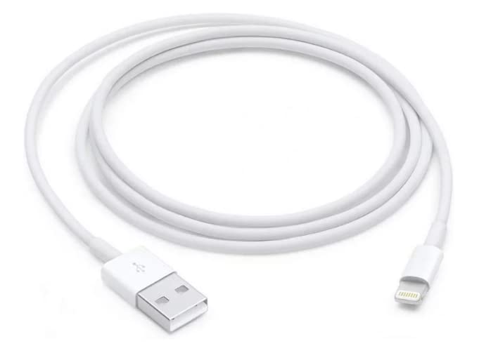 2-пакет, 6ft, USB до молња бело, кабел за брзо полнење кабел кабел кабел за плетенка компатибилен додаток