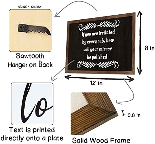 Loveубов цитат рамка од дрво знаци ако сте иритирани од секое рустикално дрво од дрво, писание за семејство, ретро дрвени знаци за кујна